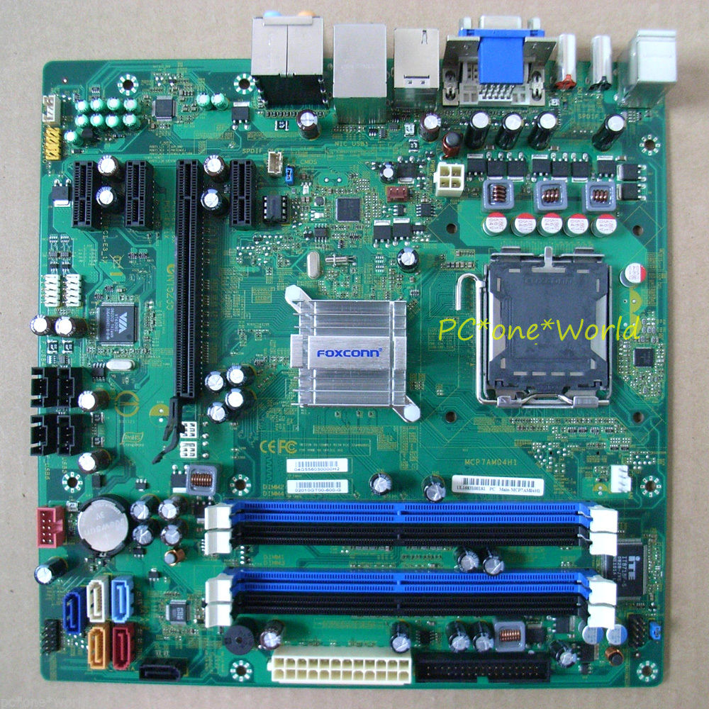 HP Newark Foxconn MCP7AM04H1 motherboard Skt 775 DDR2 GeForce 93 - Click Image to Close